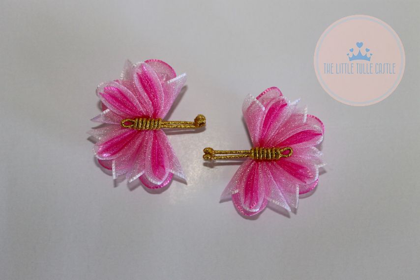 Shimmery Butterfly Hair Clip - 2 Pack