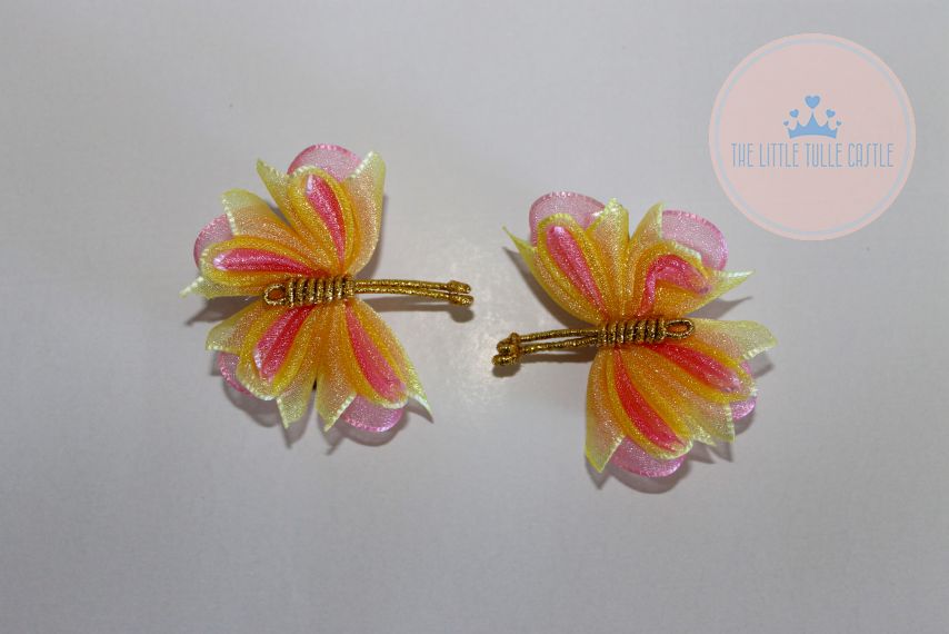 Shimmery Butterfly Hair Clip - 2 Pack
