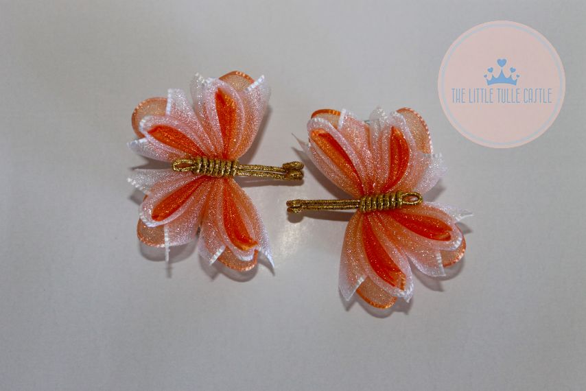 Shimmery Butterfly Hair Clip - 2 Pack