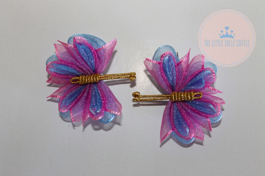 Shimmery Butterfly Hair Clip - 2 Pack