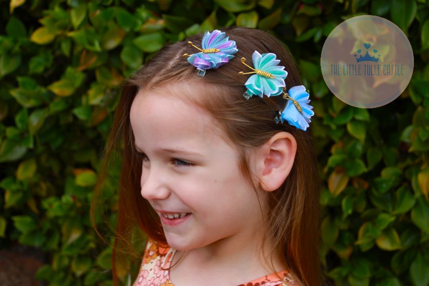 Shimmery Butterfly Hair Clip - 2 Pack