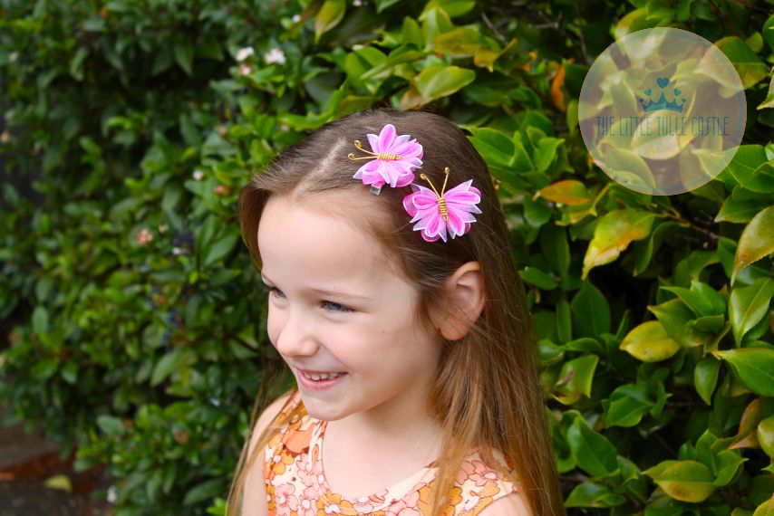 Shimmery Butterfly Hair Clip - 2 Pack