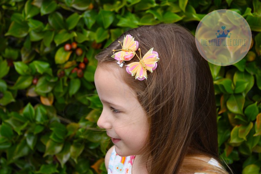 Shimmery Butterfly Hair Clip - 2 Pack