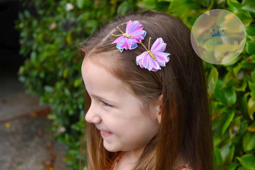 Shimmery Butterfly Hair Clip - 2 Pack