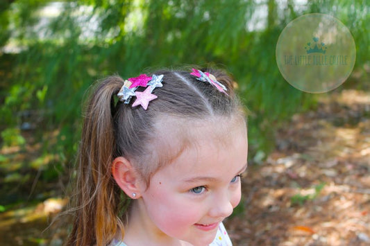 Glitter Star Clip - 2 pack