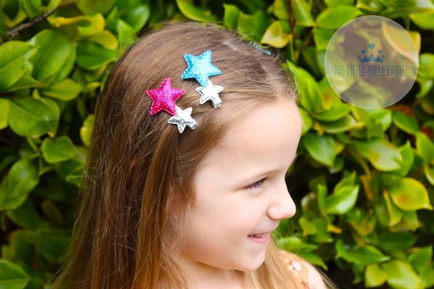 Glitter Star Clip - 2 pack