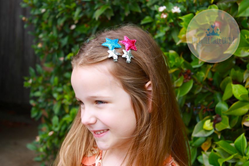 Glitter Star Clip - 2 pack