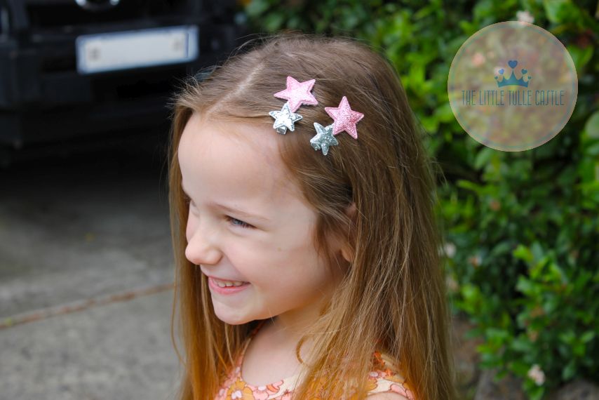 Glitter Star Clip - 2 pack